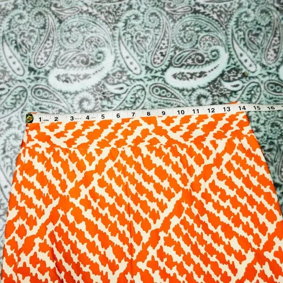 J. Crew Orange Skirt - Picture 4 of 9